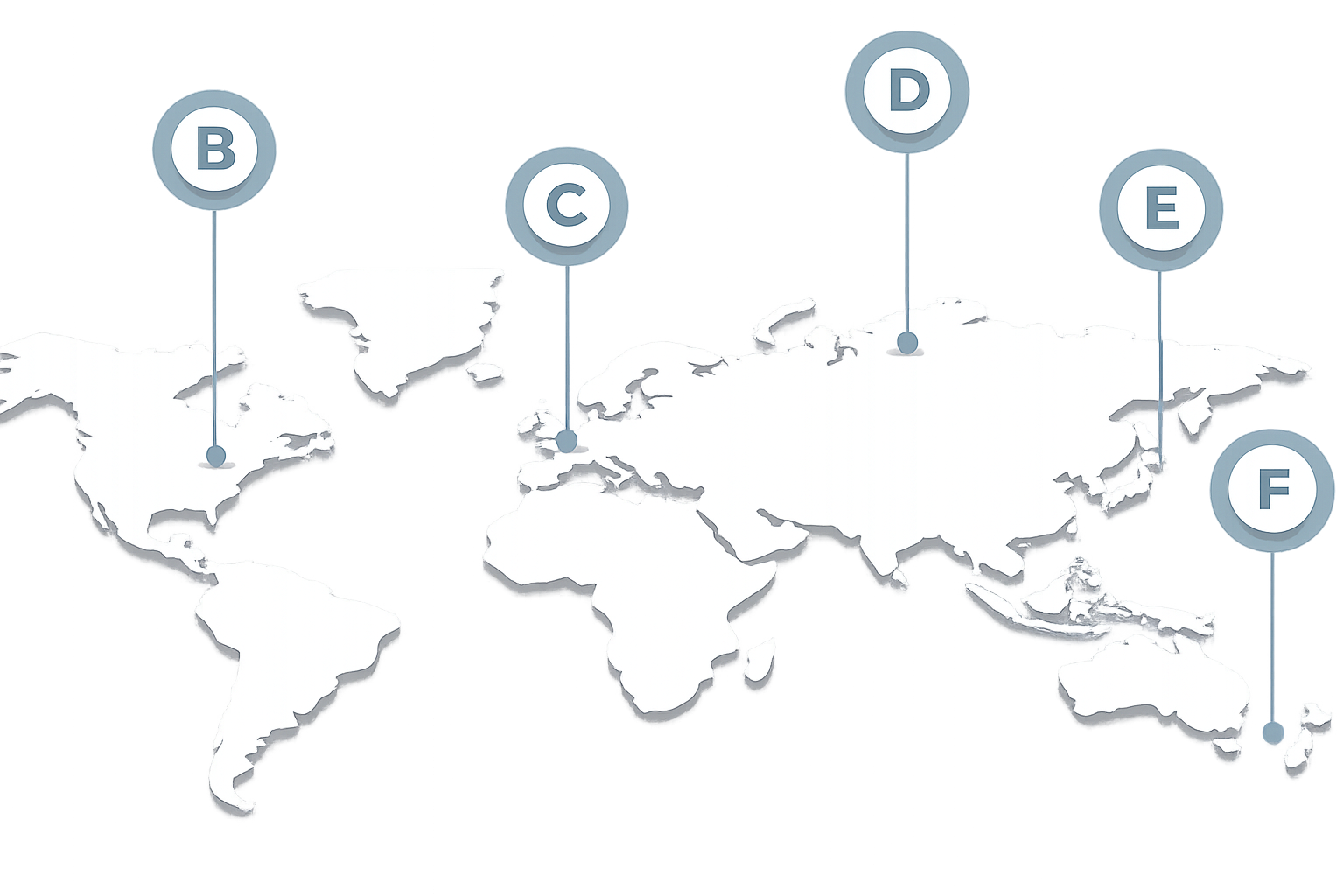 Global coverage map